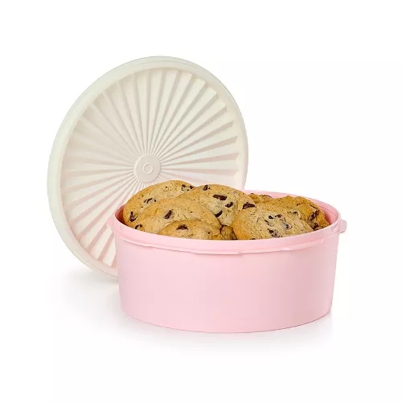 NWT Tupperware Vintage Blue 💙 Cookie Canister